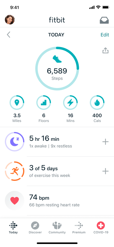 Fitbit Introduces COVID-19 Resource Hub