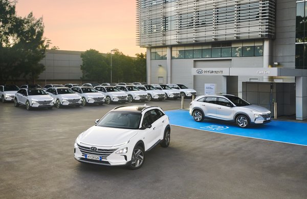 Hyundai NEXO Fuel Cell Electric Vehicle fleet arrives in Australia