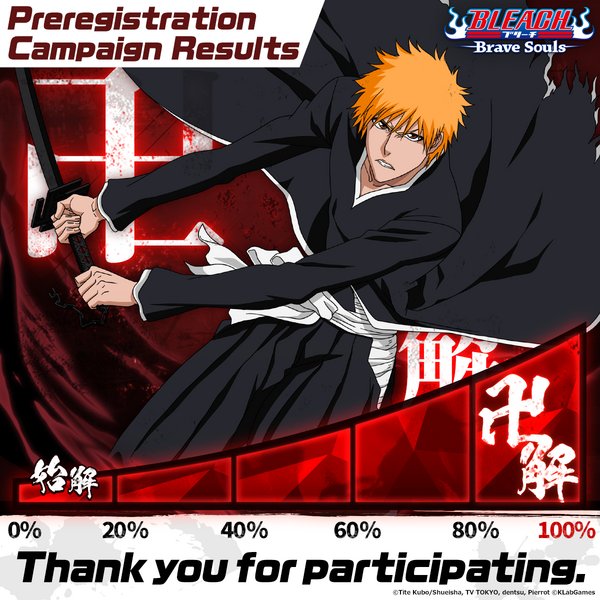 “Bleach: Brave Souls” New Release in Asian Regions Today and Special Campaigns Start