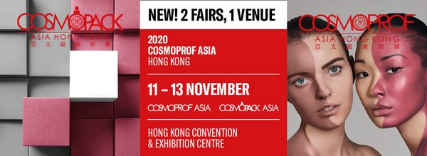 Cosmopack and Cosmoprof Asia Held Under One Roof in 2020