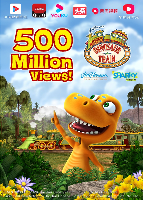 Dinosaur Train Records 500 Million Viewers on China's IPTV Platforms