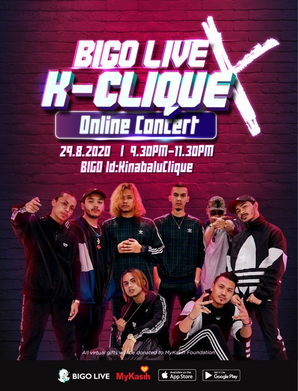 Bigo Live and K-Clique to host online charity concert as sign of support for MyKasih Foundation