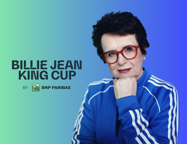ITF unveils a historic rebrand of Fed Cup, as the global women’s team tournament is renamed the ‘Billie Jean King Cup by BNP Paribas’