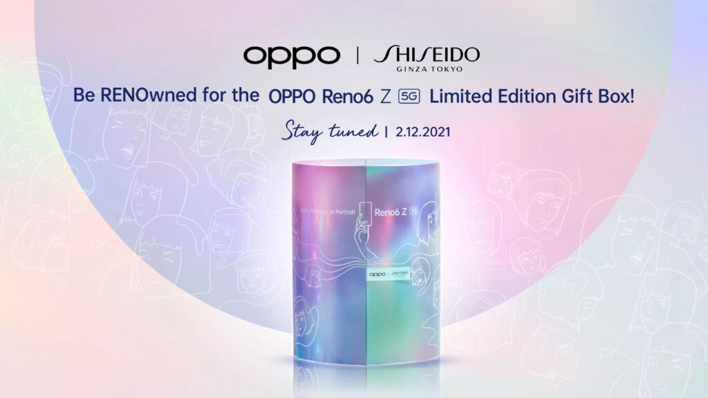 OPPO Reno6 Z 5G Gets Special Shiseido Collaboration