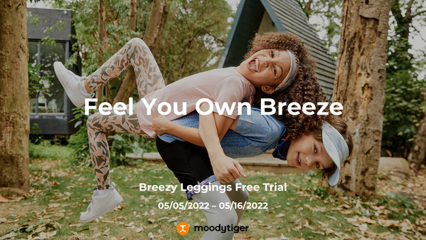 Kids’ activewear brand moodytiger launched a worldwide free trial campaign