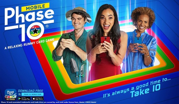 Phase 10 Celebrates 40 Years with Massive New In-Game Events for Phase 10: World Tour