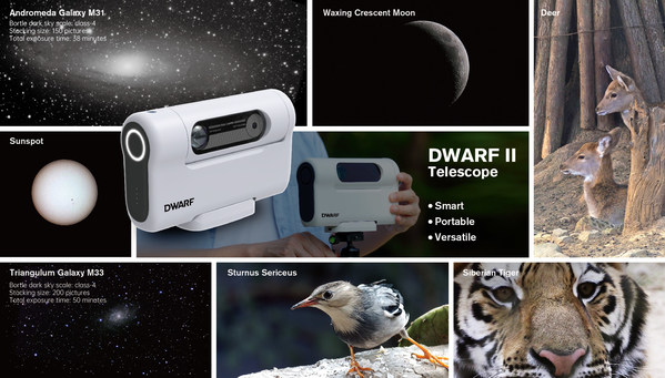 Compact AI-powered DWARF II Telescope Makes Astronomy and Nature Photography Easy for Consumers