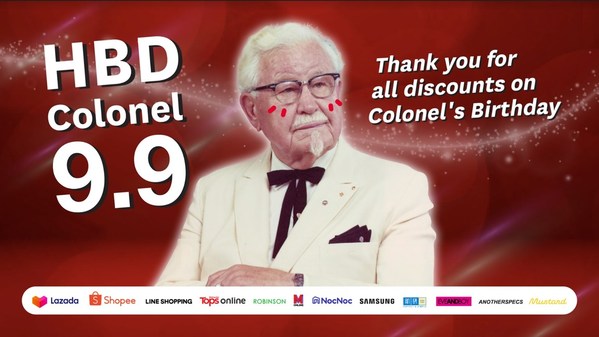 KFC hijacks on 9.9 for Colonel Sanders’ Birthday