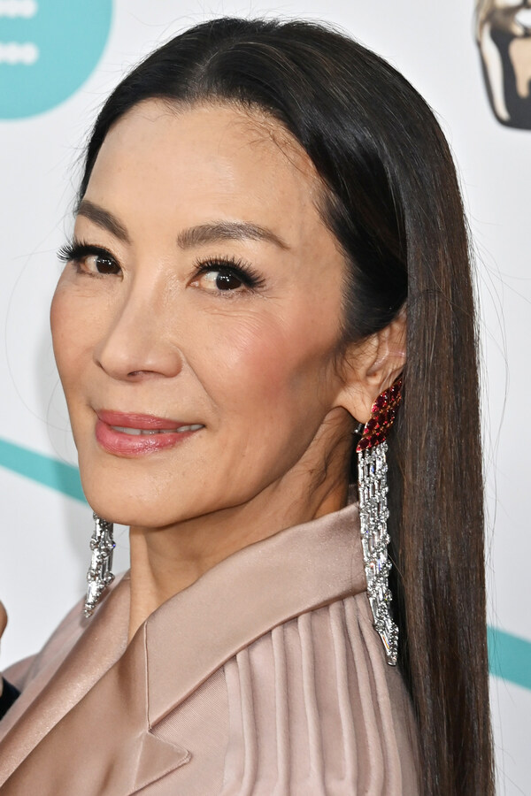 Michelle Yeoh in Moussaieff high jewellery at the 76th British Academy Film Awards (BAFTA)