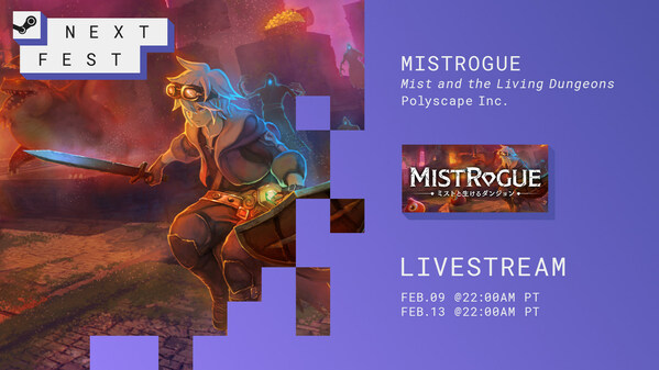 Realtime-Dungeon-Generating Action Rogue-like game ‘MISTROGUE: Mist and the Living Dungeons’ is Coming to Steam Next Fest