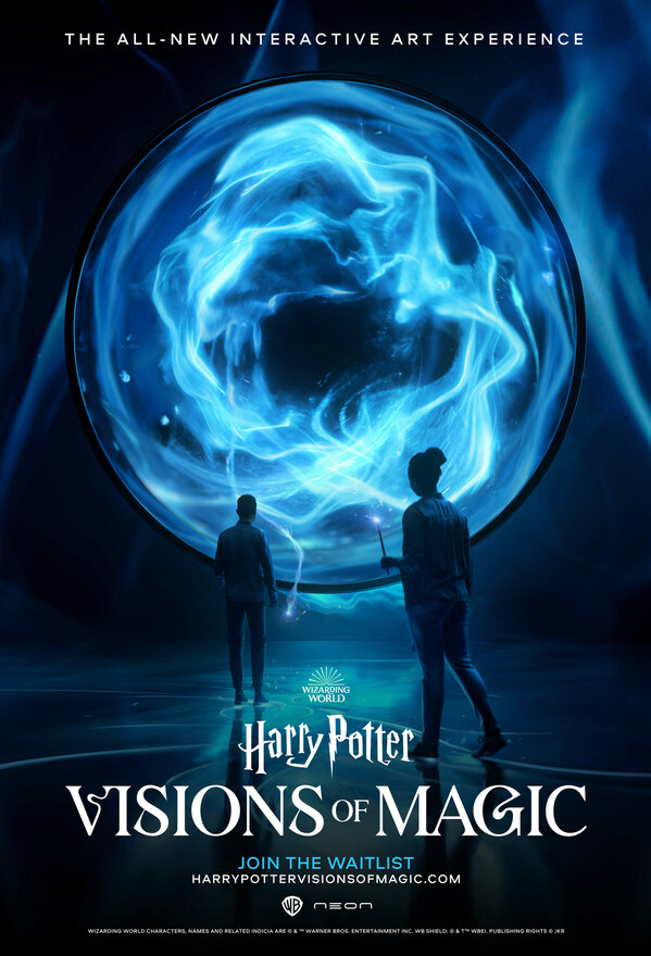 WARNER BROS. DISCOVERY GLOBAL THEMED ENTERTAINMENT AND NEON PARTNER TO PRESENT HARRY POTTER: VISIONS OF MAGIC - AN ALL-NEW INTERACTIVE ART EXPERIENCE INSPIRED BY THE WIZARDING WORLD