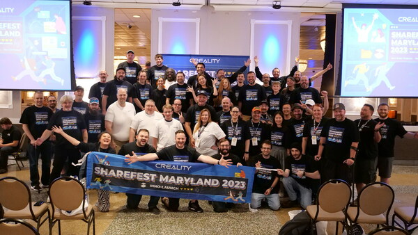 ShareFest Maryland 2023 saw avid participation of about 50 Creality users, 3DP influencers and media reps