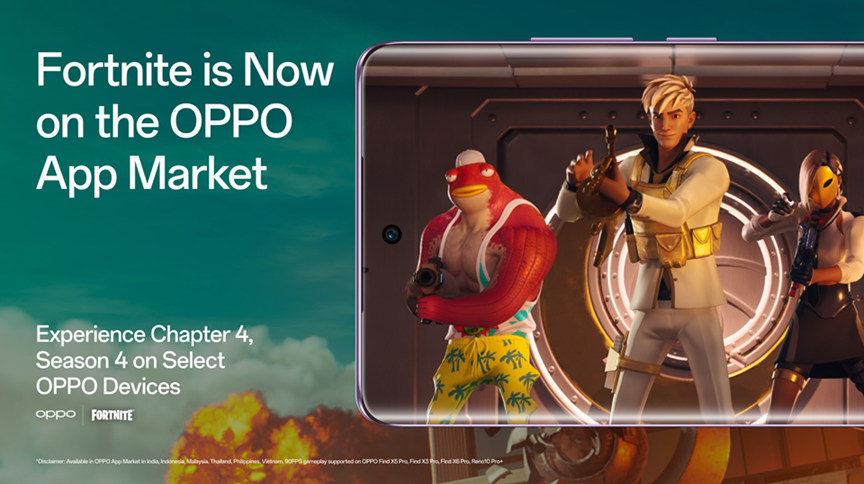 Fortnite Comes to the OPPO App Market