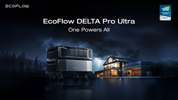 EcoFlow Launches DELTA Pro Ultra at CES 2024, the World’s First Smart Hybrid Whole-House Battery Generator
