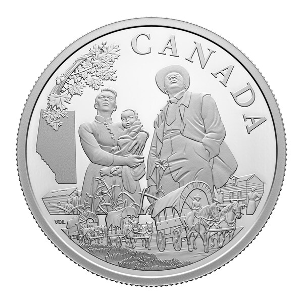 ROYAL CANADIAN MINT COMMEMORATES BLACK HISTORY WITH SILVER COIN RECOGNIZING THE SETTLERS OF AMBER VALLEY, ALBERTA