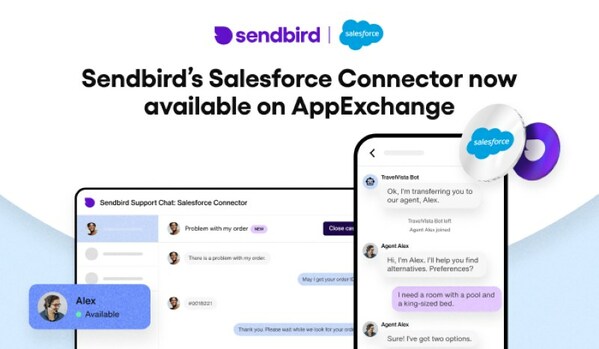 Sendbird Launches AI Chatbot-powered “Salesforce Connector”