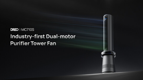 dreo releases groundbreaking dual motor purifier tower fan & next generation smart polyfan series