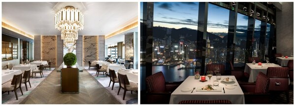 L-R: L'Envol at The St. Regis Hong Kong, Tosca di Angelo at The Ritz-Carlton, Hong Kong