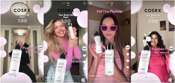 #PatThePeptide TikTok Challenge Sparks Surge in Demand: COSRX’s The 6 Peptide Skin Booster Serum Sells Out Across Platforms within One Week