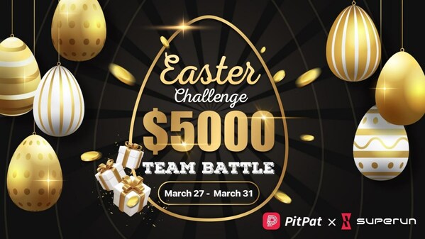 Smart Home Fitness Brand SupeRun and Online Competition Platform PitPat Unite for Easter Million-Dollar Challenge