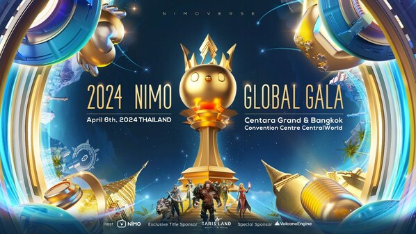The Nimo Global Gala Set to Take Place in Thailand, Honoring Outstanding Streamers and Collaborating Organizations
