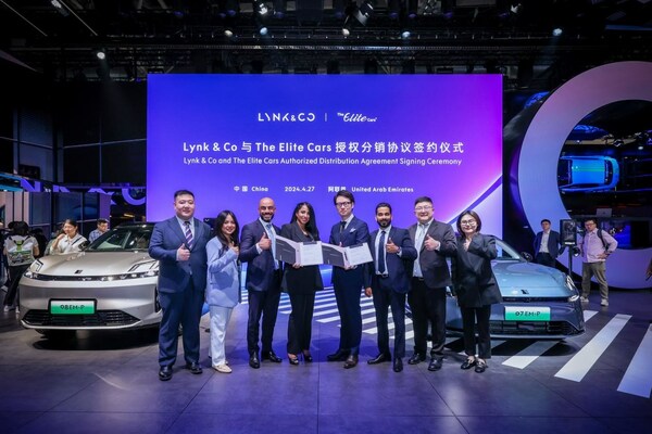Lynk & Co and The Elite Cars Authorized Distribution Agreement Signing Ceremony