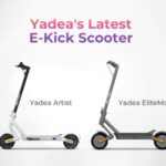 yadea unveils the latest e kickscooters yadea artist and yadea elitemax