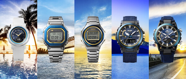 casio to celebrate 50th watch anniversary inspired by a new "sky and sea" concept