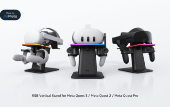 elevate your virtual reality experience with kiwi design rgb vertical stand, now available on meta's website