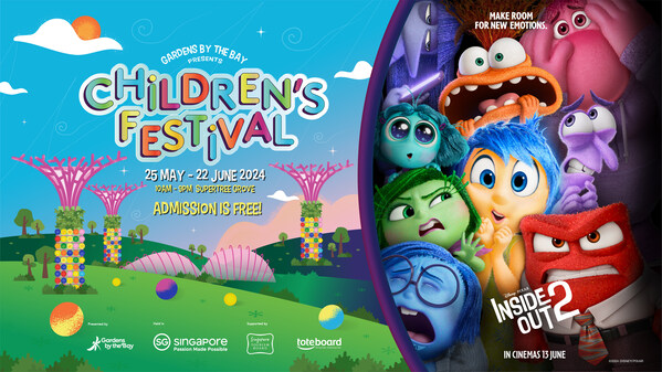 gardens by the bay singapore's children's festival returns with disney and pixar's inside out 2