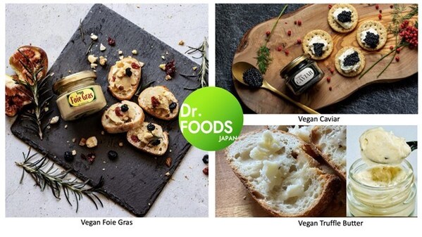 “VEGAN FOIE GRAS”, “VEGAN CAVIAR” and “VEGAN TRUFFLE BUTTER” — The World’s Top 3 delicacies made with 100% Plant-Based, now available from JAPAN by Dr. Foods.