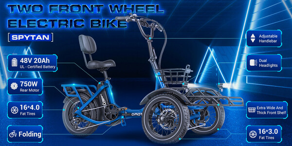 Introducing the Addmotor SPYTAN: Your First Choice for an Electric Reverse Trike Adventure