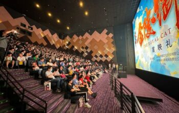 the world's first acoustic transparent cinema led screen is launched, leading the trend of commercial application of film technology by unilumin