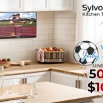 sylvox under cabinet tv will be featured in walmart's largest savings event