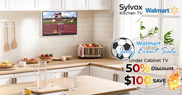 Sylvox Under Cabinet TV Will Be Featured in Walmart’s Largest Savings Event