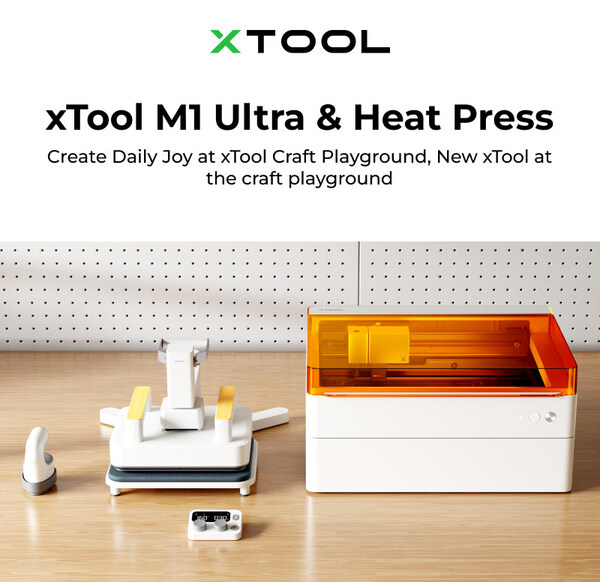 xtool launches m1 ultra and heat press: the optimal solution for all crafters