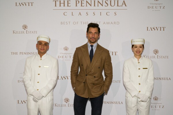 David Gandy Celebrates The Peninsula Classics Best of the Best Award 2023